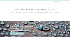 Desktop Screenshot of andreaschneiderlcsw.com
